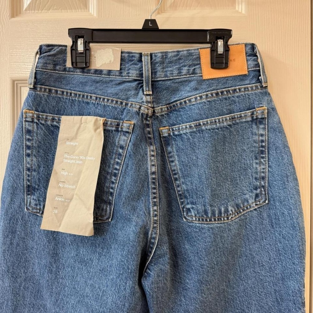 Everlane The Curvy 90s Cheeky Straight Leg Ankle Jeans Women's Size 28 - Picture 5 of 8